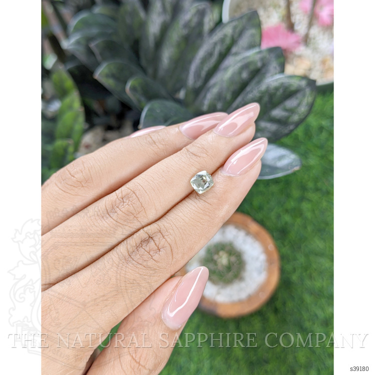 1.59 Ct. Yellowish Green Sapphire from Montana