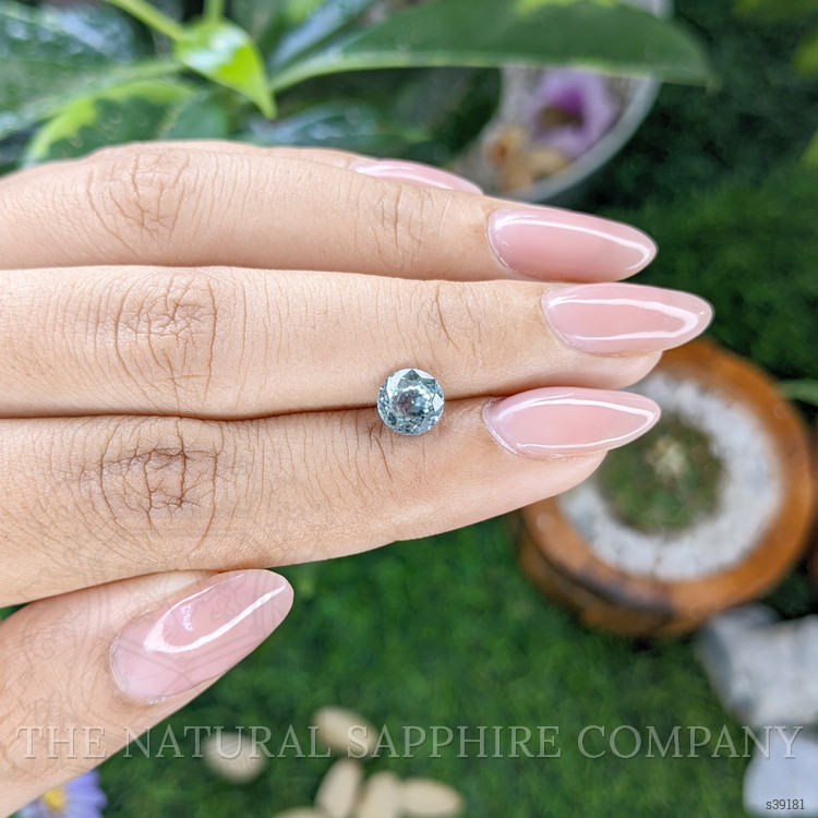 1.41 Ct. Greenish Blue Sapphire from Montana
