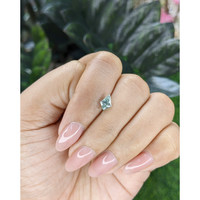 0.80 Ct. Bluish Green Sapphire from Montana Life Style
