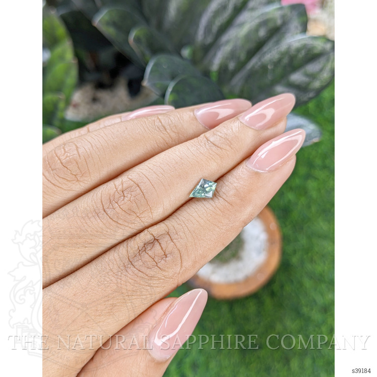 0.80 Ct. Bluish Green Sapphire from Montana
