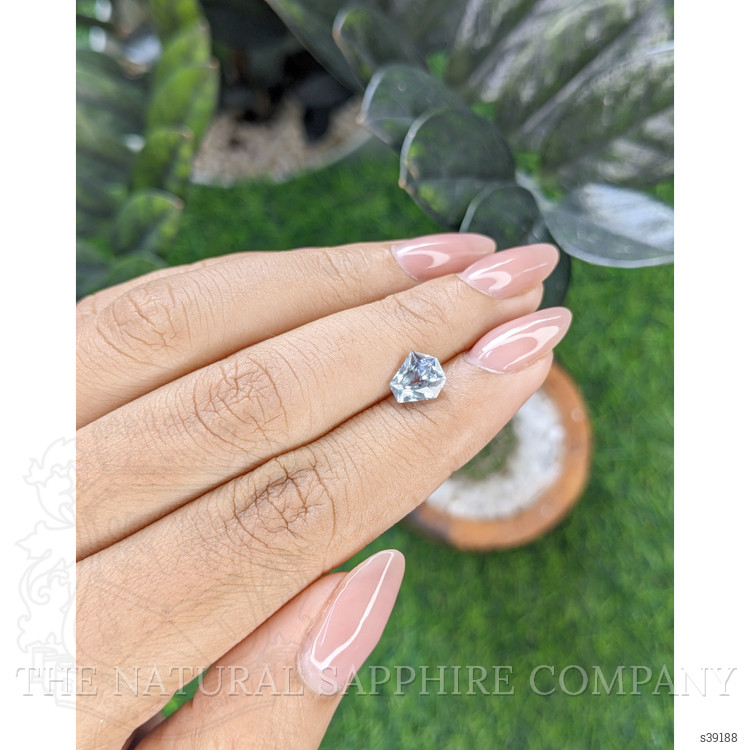 1.77 Ct. Greenish Blue Sapphire from Montana
