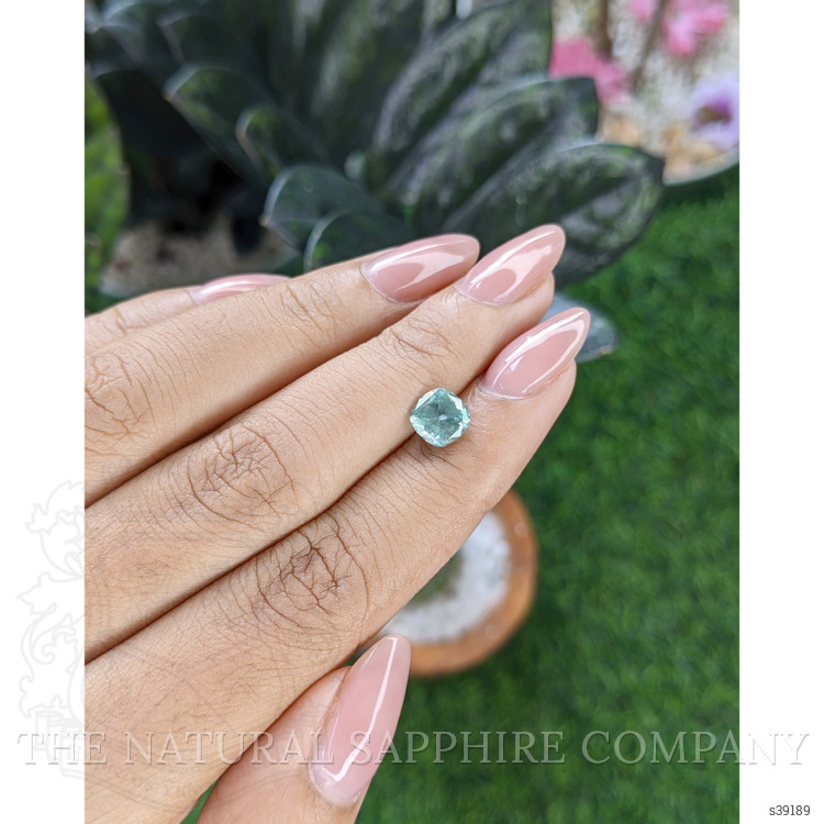 1.60 Ct. Bluish Green Sapphire from Montana
