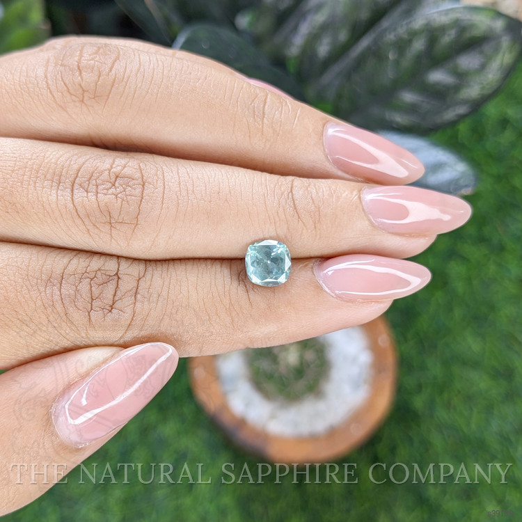 1.60 Ct. Bluish Green Sapphire from Montana