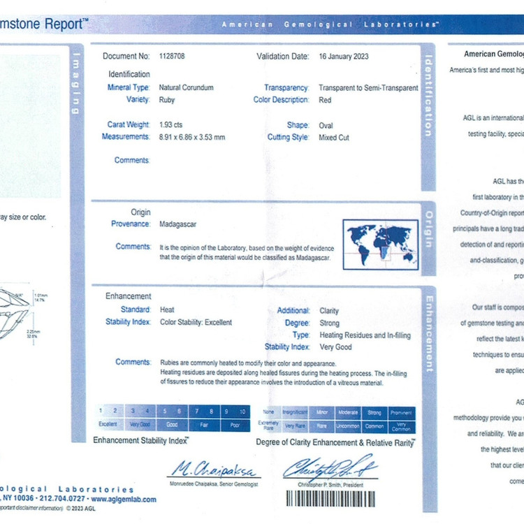 1.93 Ct. Ruby from Madagascar