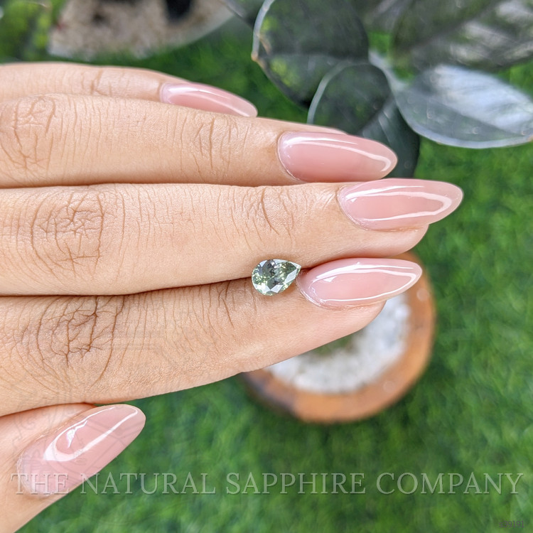 1.01 Ct. Bluish Green Sapphire from Montana