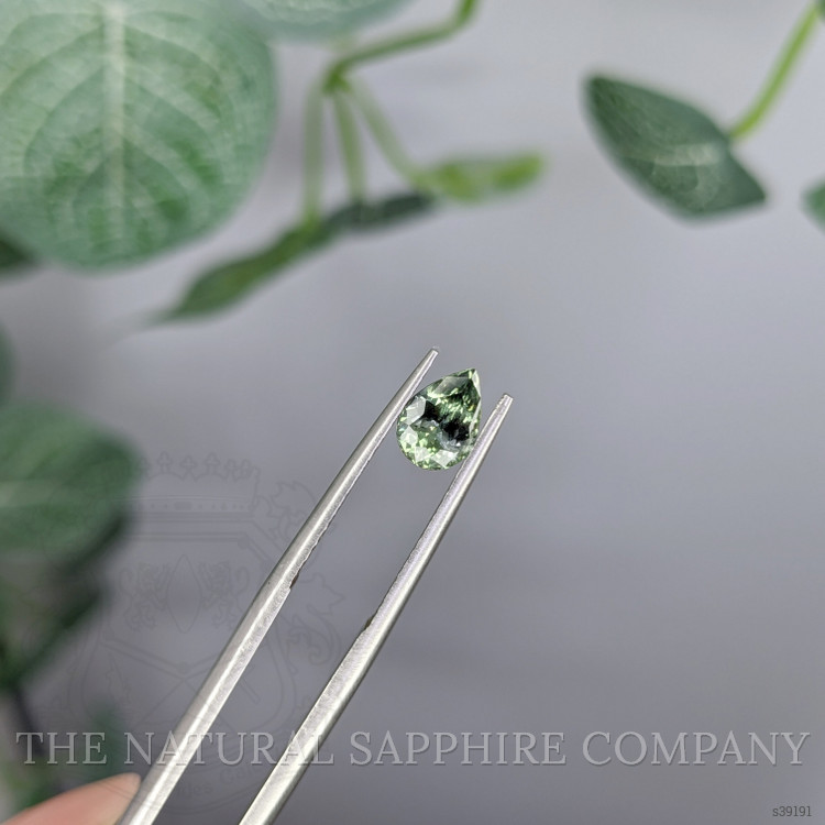 1.01 Ct. Bluish Green Sapphire from Montana