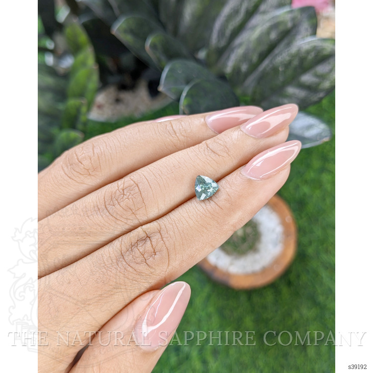 1.22 Ct. Bluish Green Sapphire from Montana