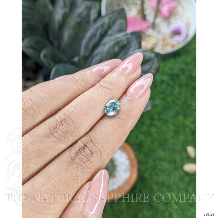 1.66 Ct. Bluish Green Sapphire from Montana