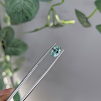 1.66 Ct. Bluish Green Sapphire from Montana Life Style