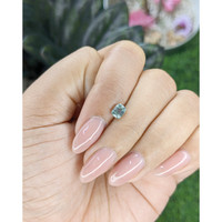 0.64 Ct. Bluish Green Sapphire from Montana Life Style