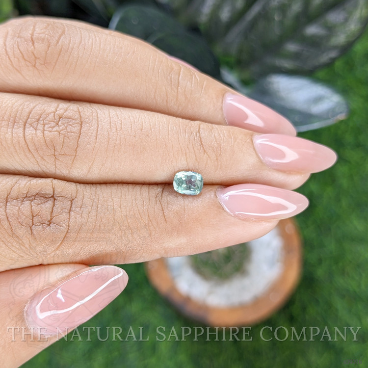 0.64 Ct. Bluish Green Sapphire from Montana
