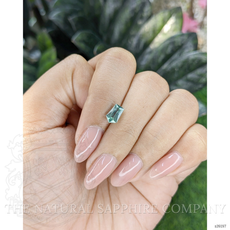 1.47 Ct. Bluish Green Sapphire from Montana