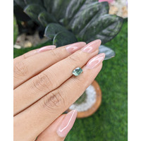 1.37 Ct. Bluish Green Sapphire from Montana Life Style