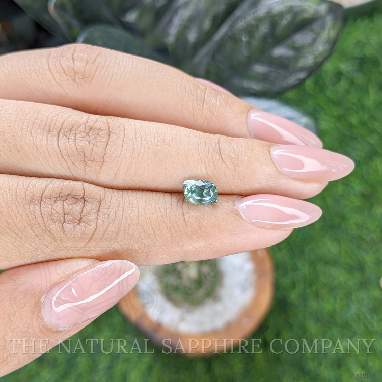 1.37 Ct. Bluish Green Sapphire from Montana