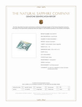 1.55 Ct. Bluish Green Sapphire from Montana Scan Report