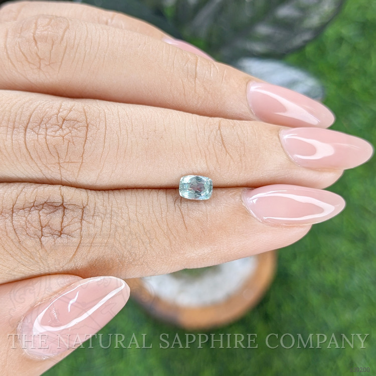 0.66 Ct. Bluish Green Sapphire from Montana