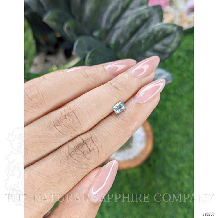 0.66 Ct. Bluish Green Sapphire from Montana