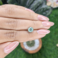 1.79 Ct. Bluish Green Sapphire from Montana Life Style