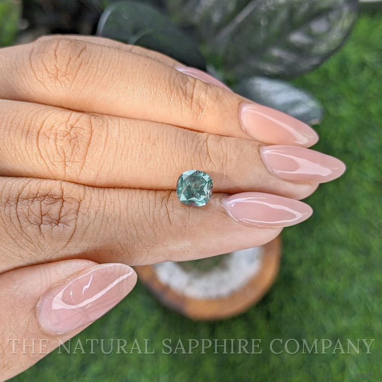 2.02 Ct. Bluish Green Sapphire from Montana