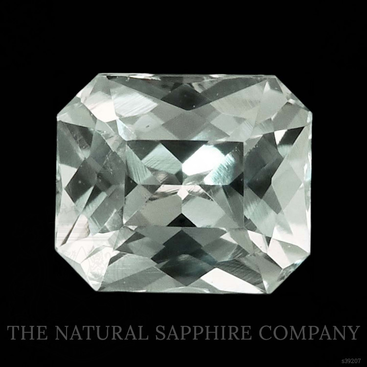 0.44 Ct. White Sapphire from Montana