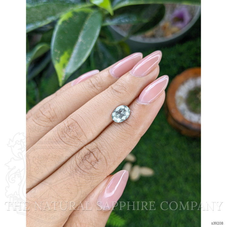 1.68 Ct. Bluish Green Sapphire from Montana