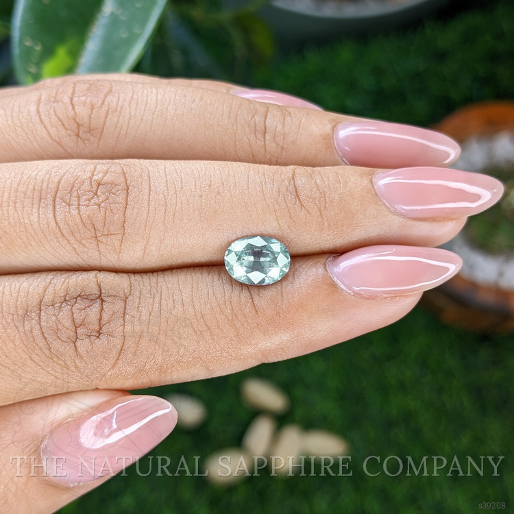 1.68 Ct. Bluish Green Sapphire from Montana