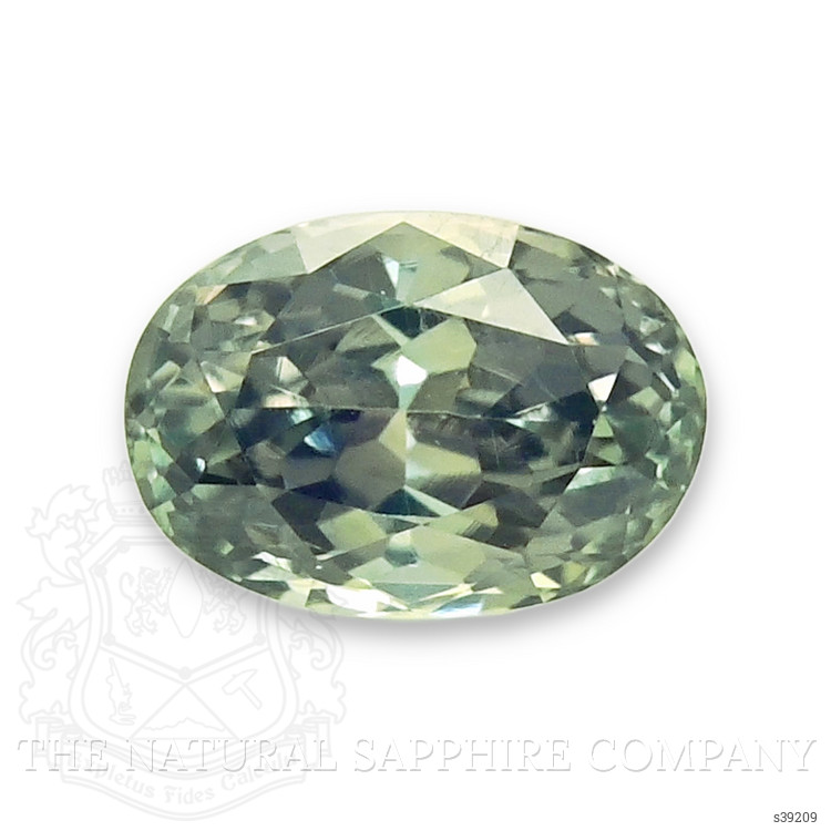 0.67 Ct. Green Sapphire from Montana