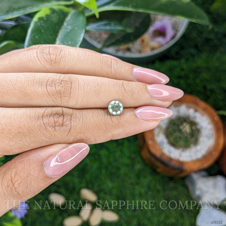 1.23 Ct. Green Sapphire from Montana