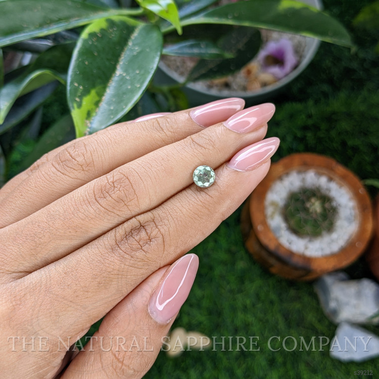 1.23 Ct. Green Sapphire from Montana