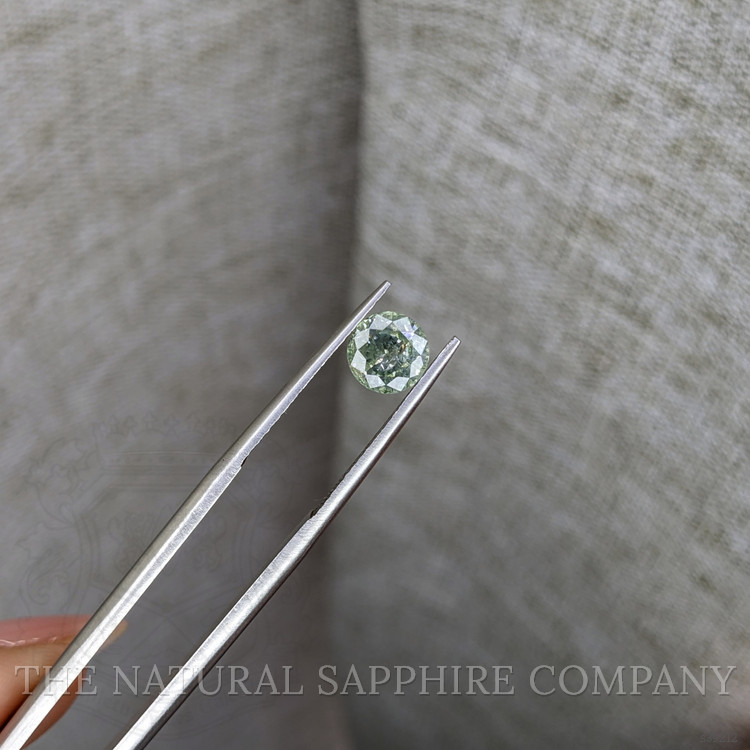 1.23 Ct. Green Sapphire from Montana