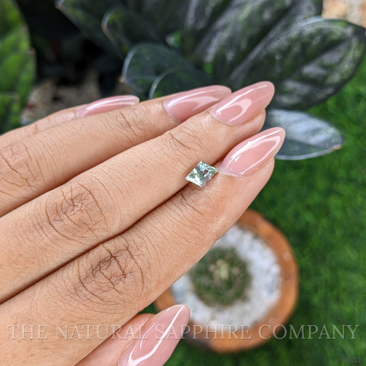 0.81 Ct. Bluish Green Sapphire from Montana