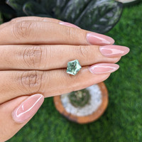 2.65 Ct. Bluish Green Sapphire from Montana Life Style