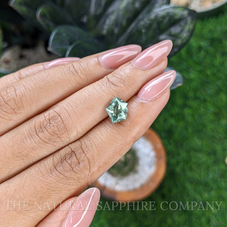 2.65 Ct. Bluish Green Sapphire from Montana