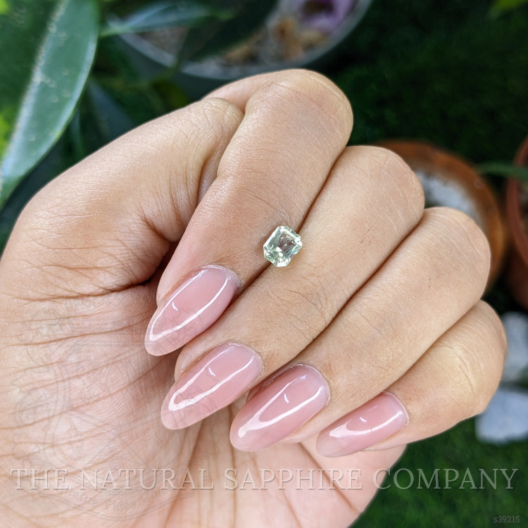 0.76 Ct. Green Sapphire from Montana