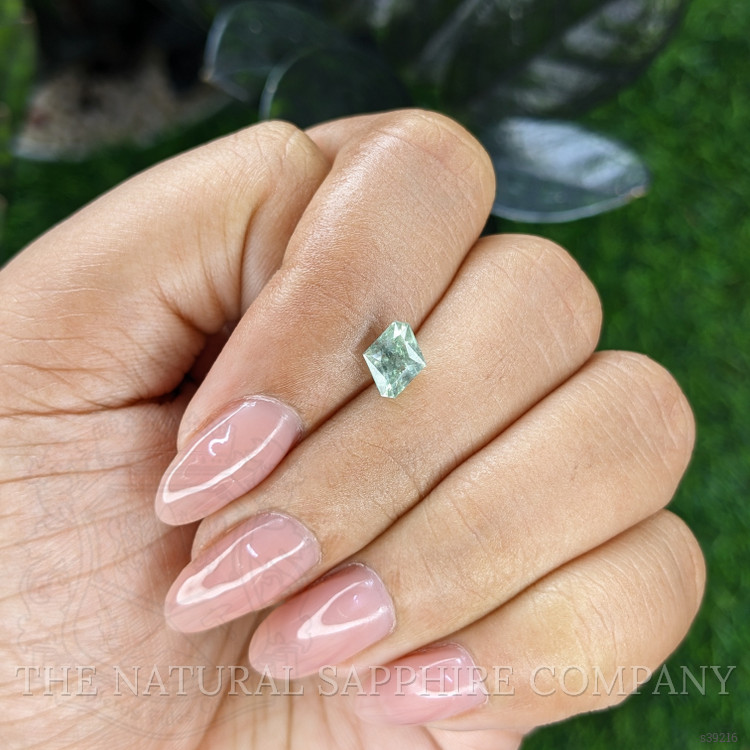 1.13 Ct. Bluish Green Sapphire from Montana