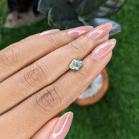 1.13 Ct. Bluish Green Sapphire from Montana Life Style