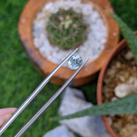 1.11 Ct. Greyish Blue Sapphire from Montana Life Style