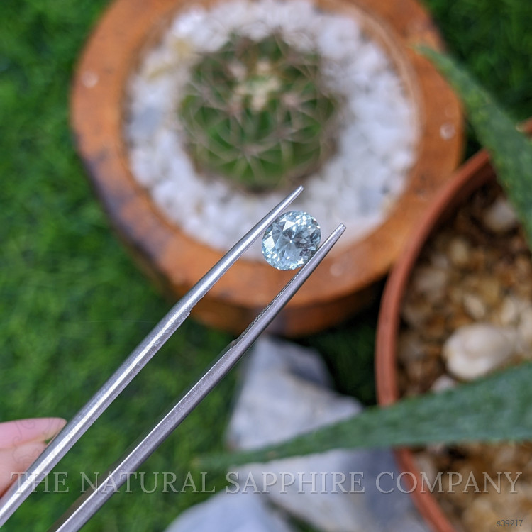 1.11 Ct. Greyish Blue Sapphire from Montana