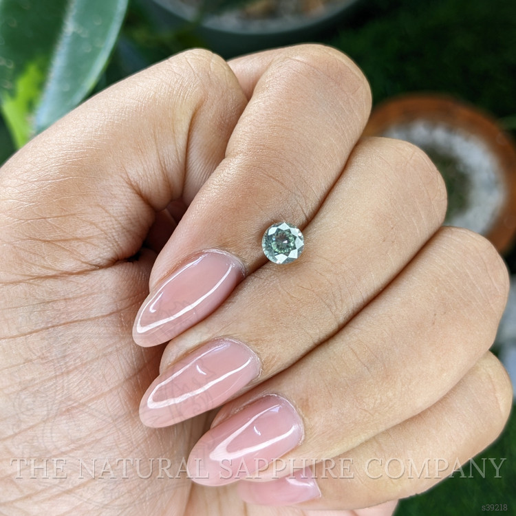 0.75 Ct. Bluish Green Sapphire from Montana
