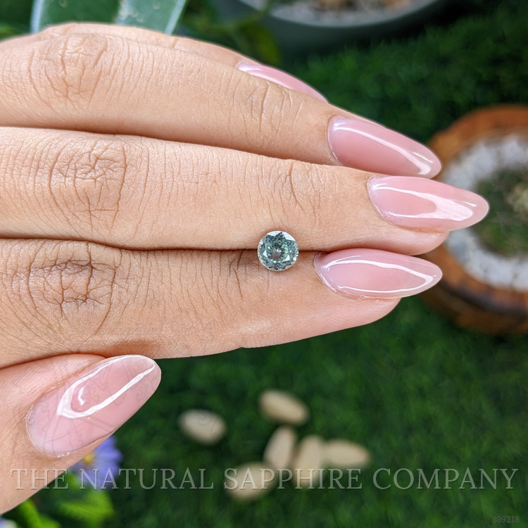 0.75 Ct. Bluish Green Sapphire from Montana