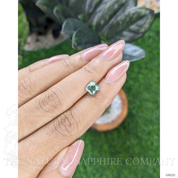 1.69 Ct. Bluish Green Sapphire from Montana