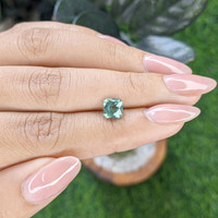 1.69 Ct. Bluish Green Sapphire from Montana Life Style