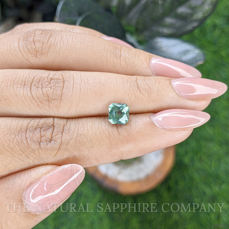 1.69 Ct. Bluish Green Sapphire from Montana