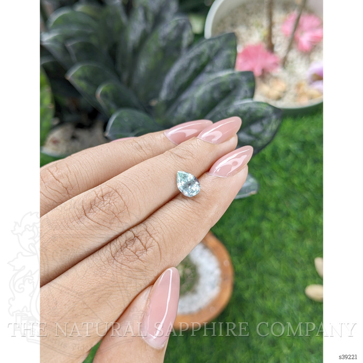 1.61 Ct. Bluish Green Sapphire from Montana