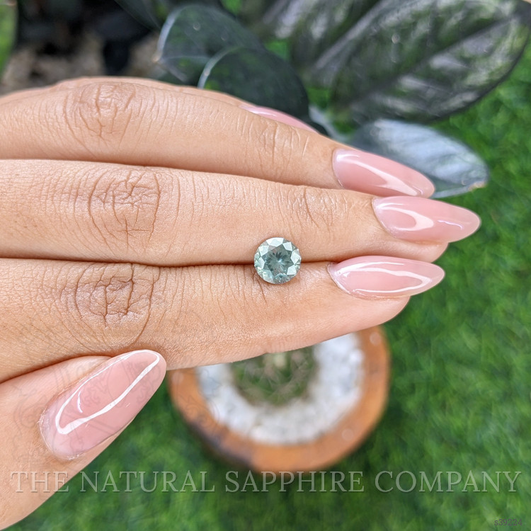 1.49 Ct. Bluish Green Sapphire from Montana