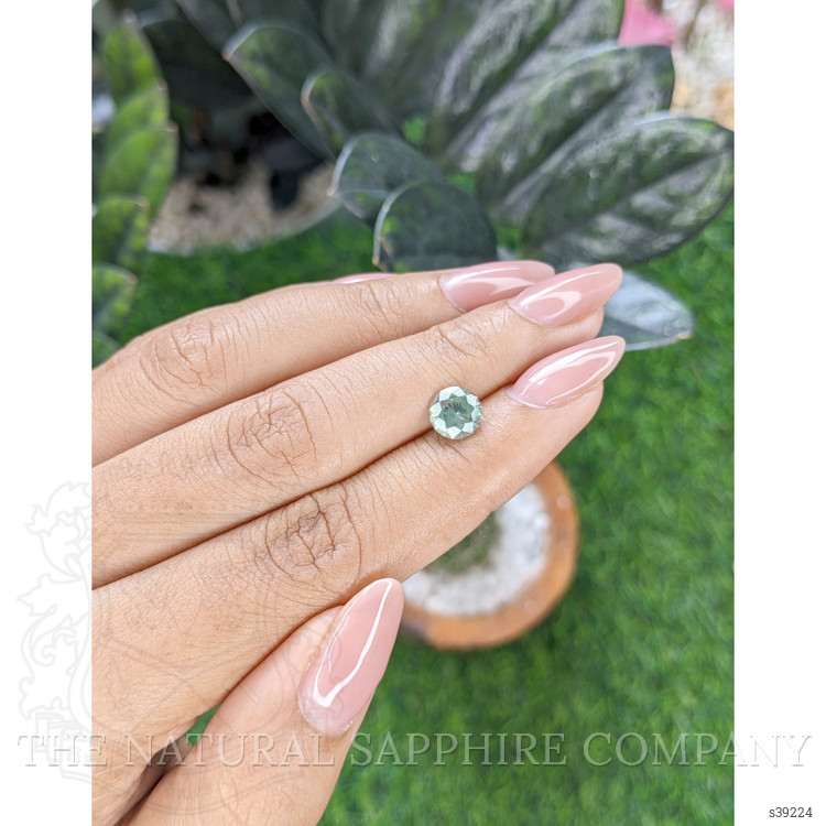 1.49 Ct. Bluish Green Sapphire from Montana