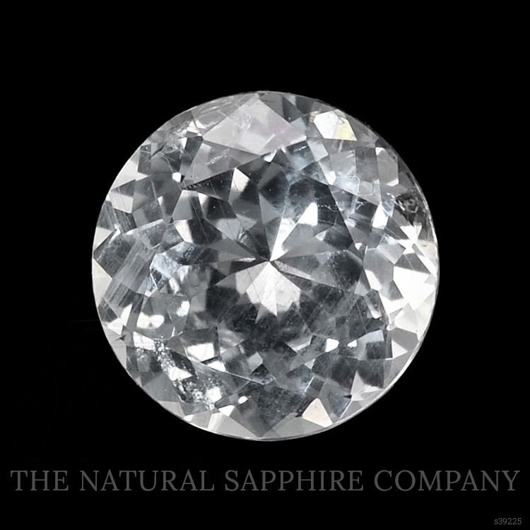 0.71 Ct. White Sapphire from Montana