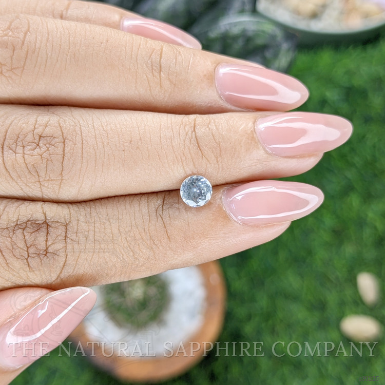 0.71 Ct. White Sapphire from Montana