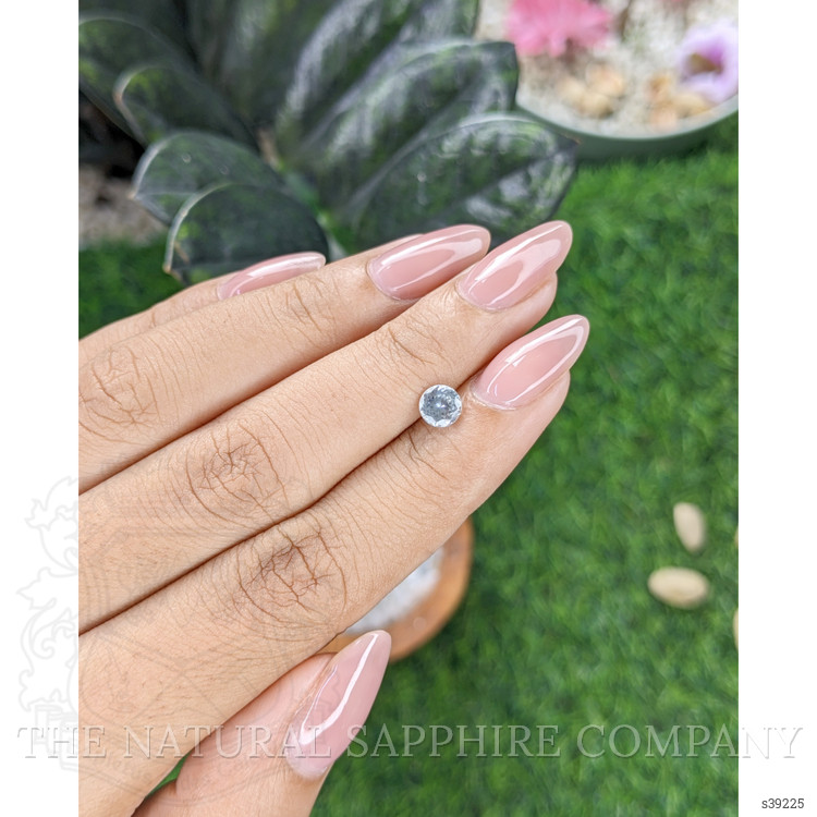 0.71 Ct. White Sapphire from Montana