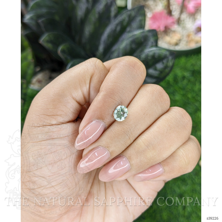1.21 Ct. Green Sapphire from Montana